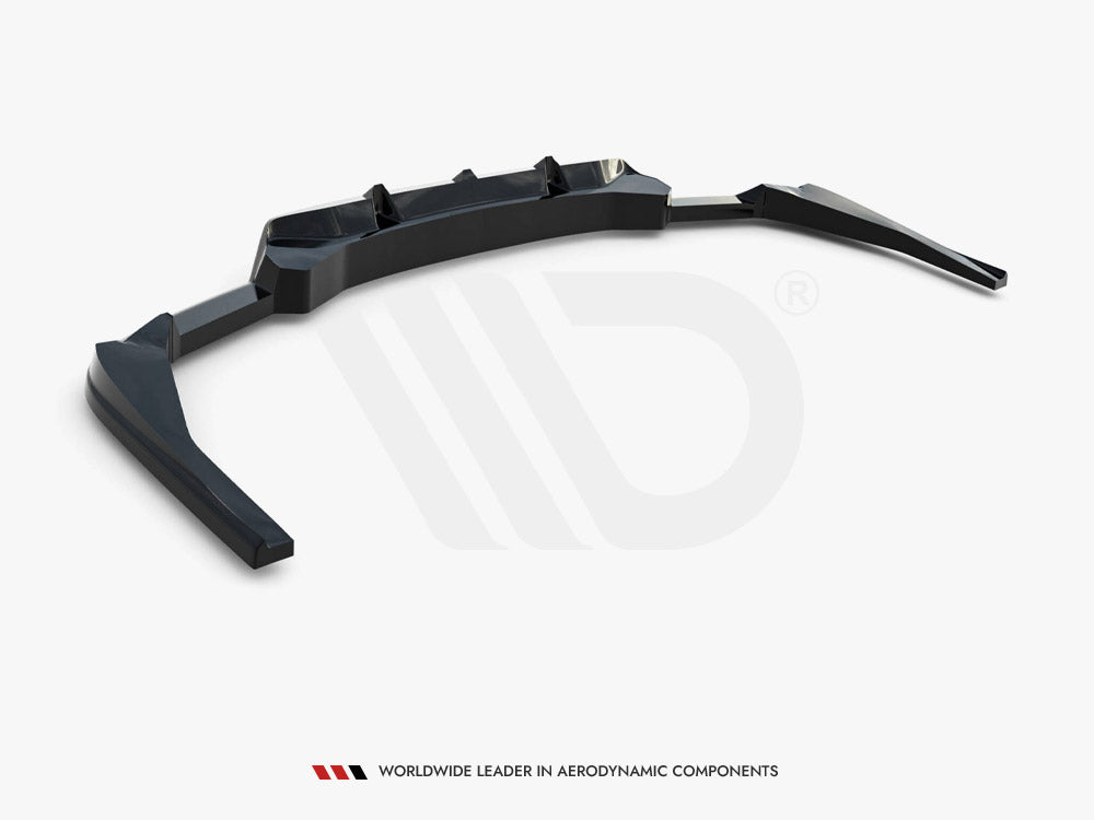 Rear Splitter (Vertical Bars) V.2 compatible with BMW X4 M-Pack G02 Facelift