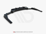 Rear Splitter (Vertical Bars) V.2 compatible with BMW X4 M-Pack G02 Facelift