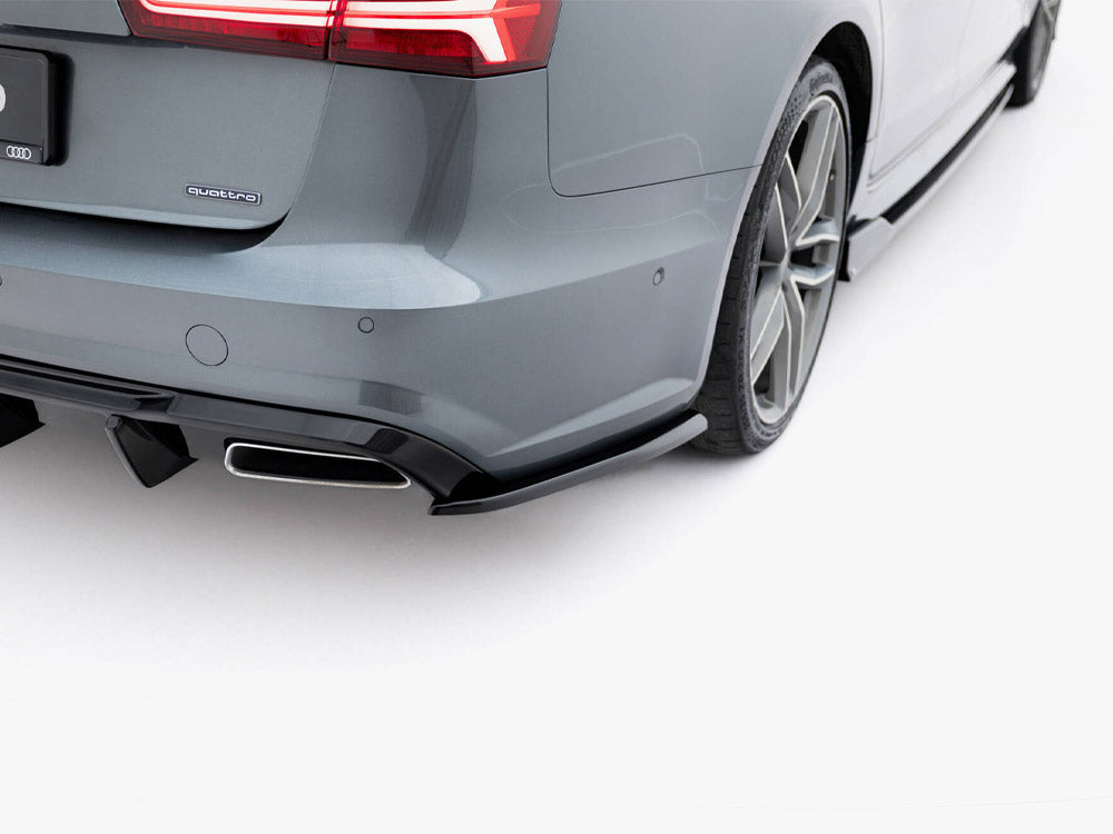 Rear Side Splitters V.3 compatible with Audi S6 / A6 S Line / A6 C7 Facelift