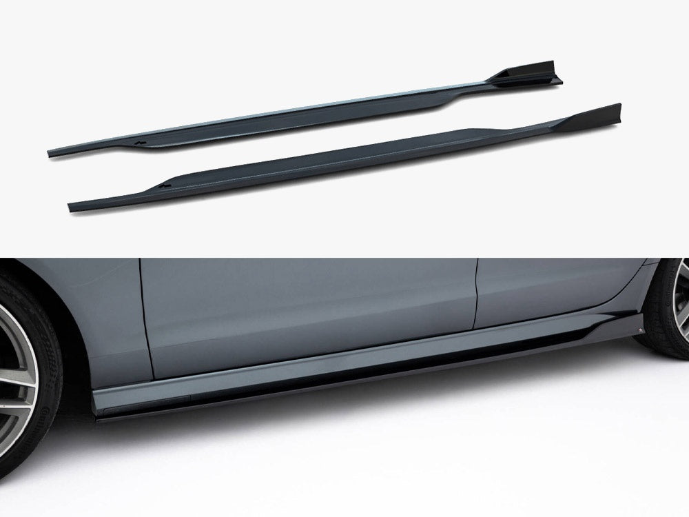 Side Skirts Diffusers V.2 compatible with Audi A6 / A6 C7 S Line / S6 C7 Facelift