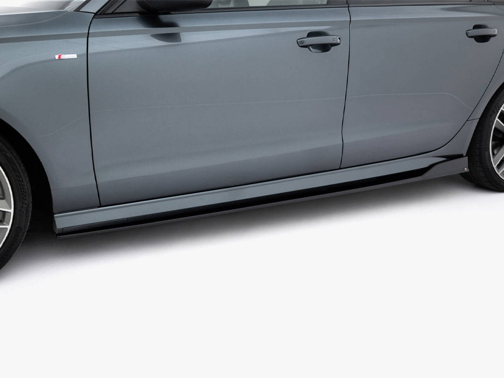 Side Skirts Diffusers V.2 compatible with Audi A6 / A6 C7 S Line / S6 C7 Facelift