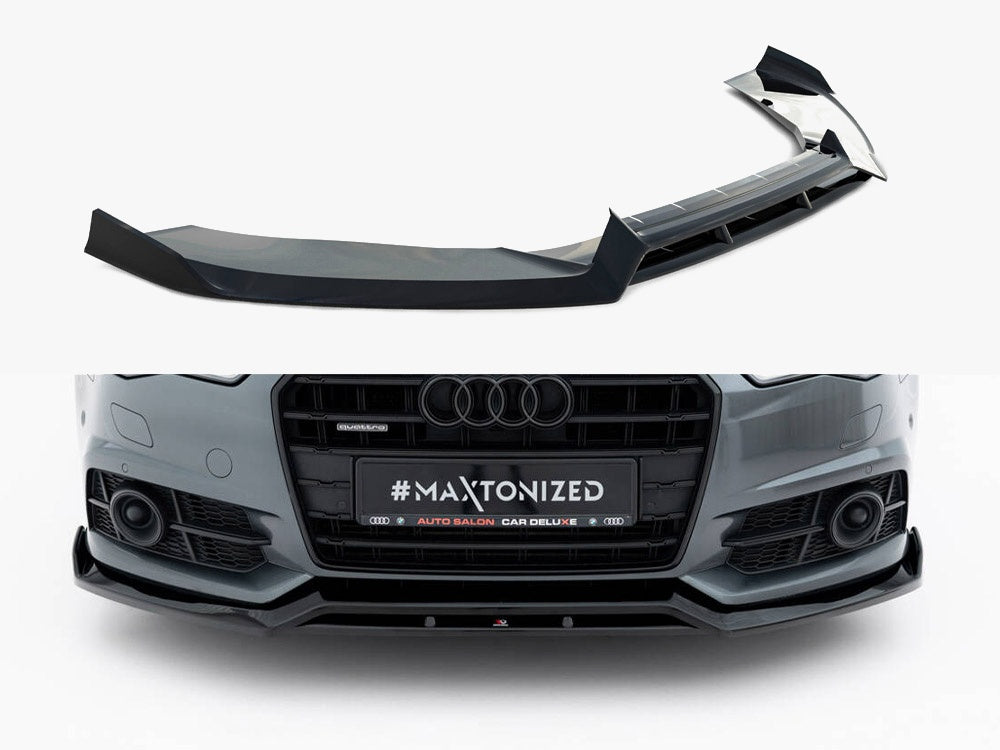 Front Splitter V.3 compatible with Audi A6 / A6 C7 S Line / S6 C7 Facelift