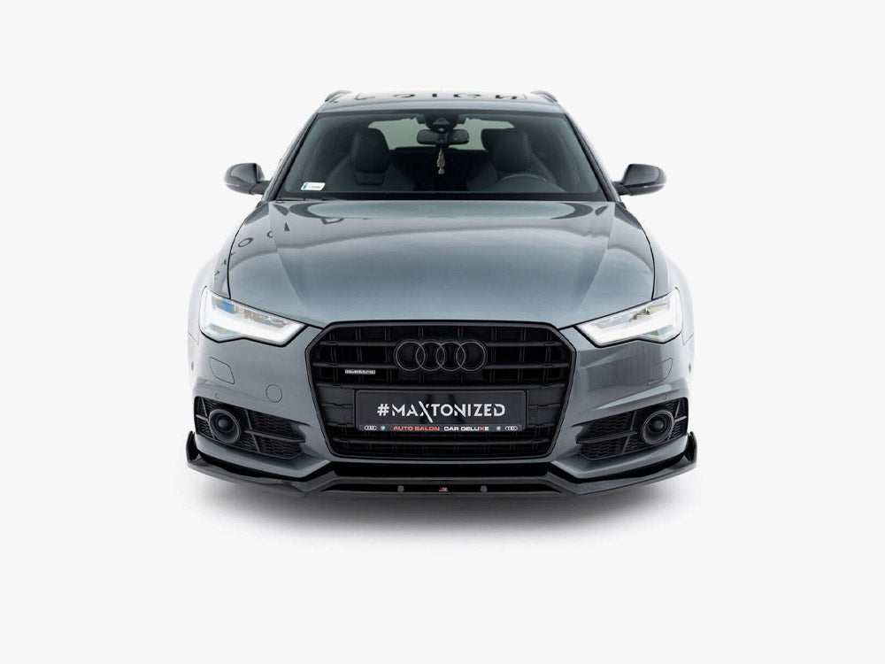 Front Splitter V.3 compatible with Audi A6 / A6 C7 S Line / S6 C7 Facelift