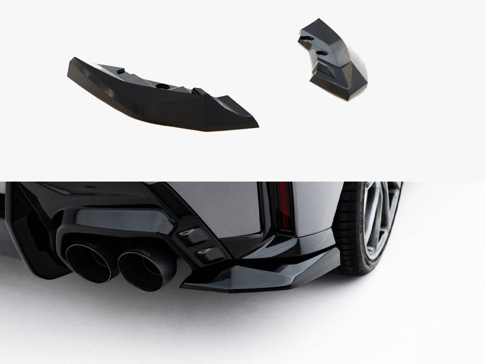 Rear Side Splitters V.2 compatible with BMW M135i F70