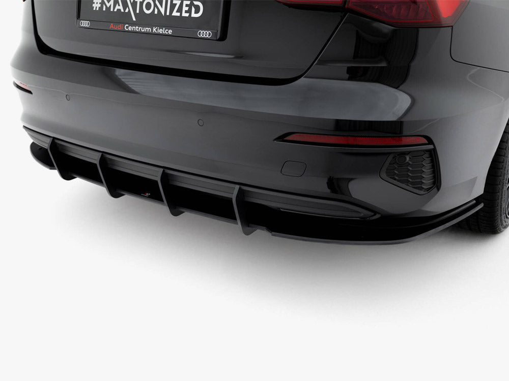 Street PRO Rear Diffuser compatible with Audi A3 Sedan 8Y