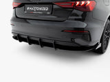 Street PRO Rear Diffuser + Flaps compatible with Audi A3 Sedan 8Y