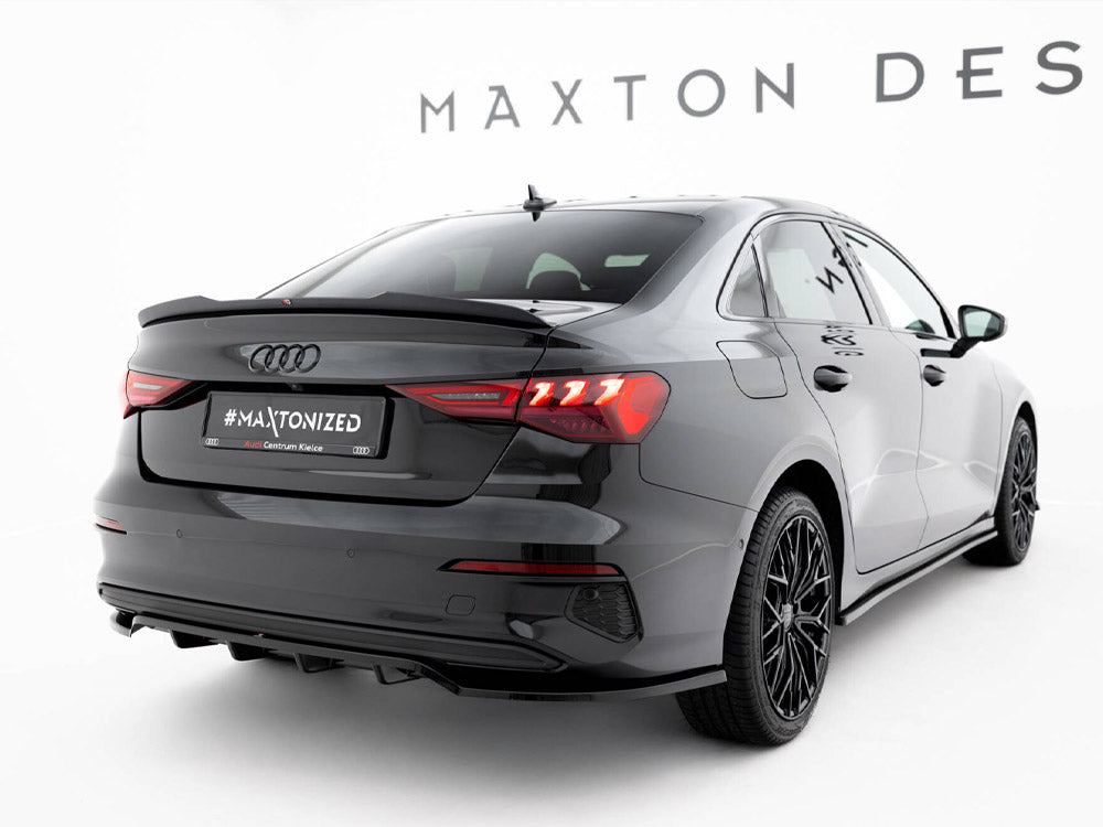 Rear Splitter (Vertical Bars) compatible with Audi A3 Sedan 8Y