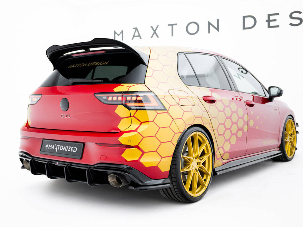 Street PRO Rear Diffuser V.1 compatible with Volkswagen Golf GTI Clubsport Mk8 Facelift
