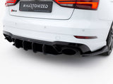 Street PRO Rear Diffuser V.2 compatible with Audi RS 3 Sedan 8V Facelift