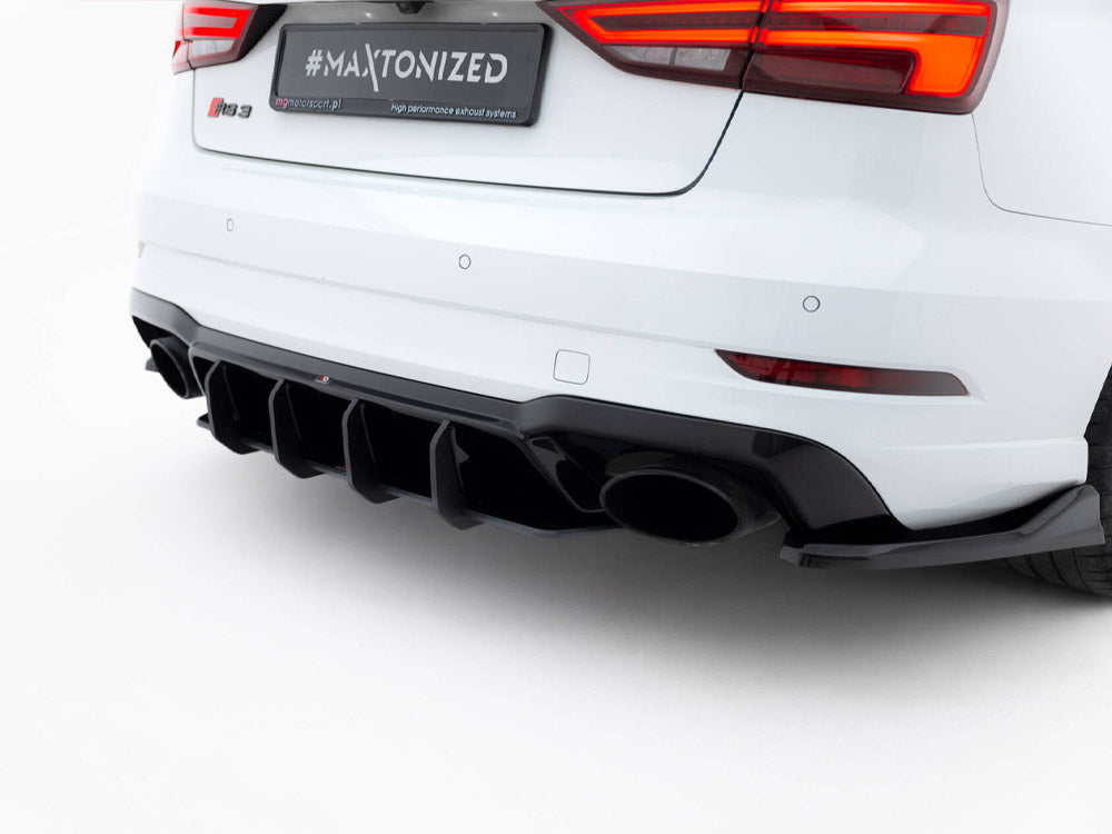 Street PRO Rear Diffuser V.2 compatible with Audi RS 3 Sedan 8V Facelift