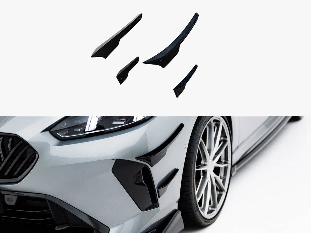 Front Bumper Wings (Canards) compatible with BMW M135i F70