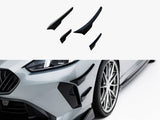 Front Bumper Wings (Canards) compatible with BMW M135i F70