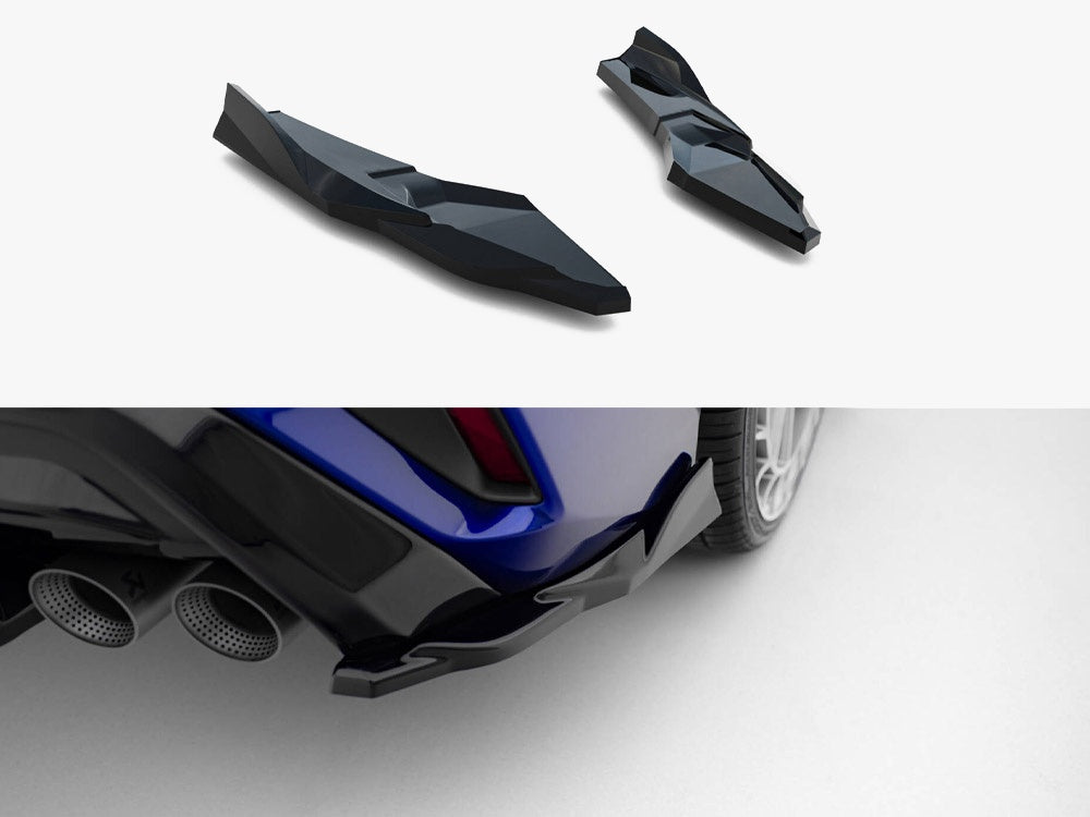 Rear Side Splitters V.4 compatible with Audi S3 Sedan 8Y Facelift