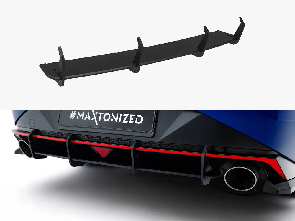 Street PRO Rear Diffuser compatible with Hyundai Elantra N Mk7