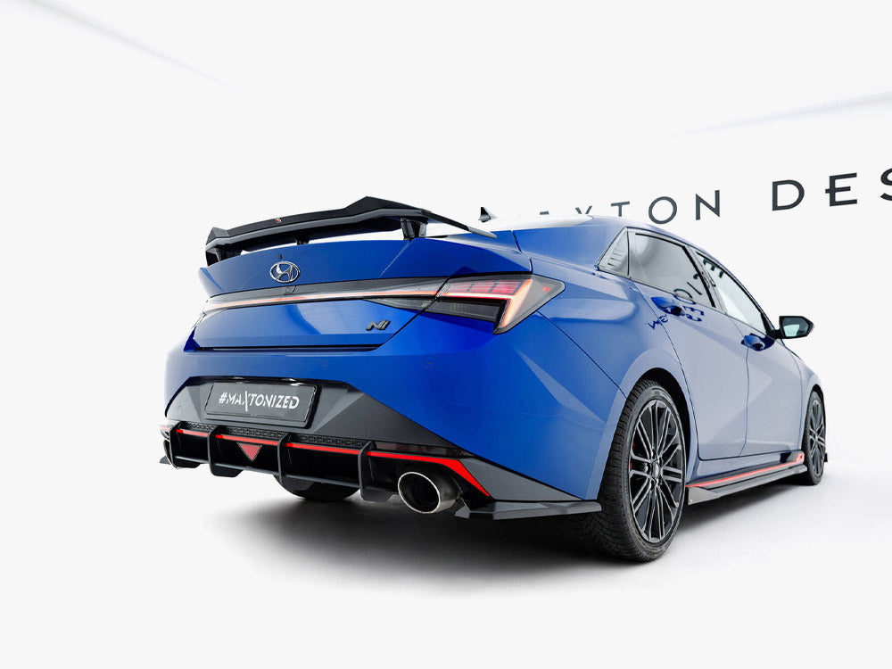 Street PRO Rear Diffuser compatible with Hyundai Elantra N Mk7