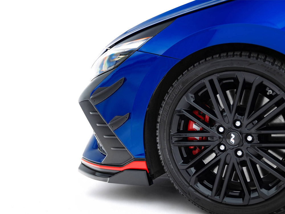 Front Bumper Wings (Canards) compatible with Hyundai Elantra N Mk7