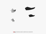 Front Bumper Wings (Canards) compatible with Hyundai Elantra N Mk7
