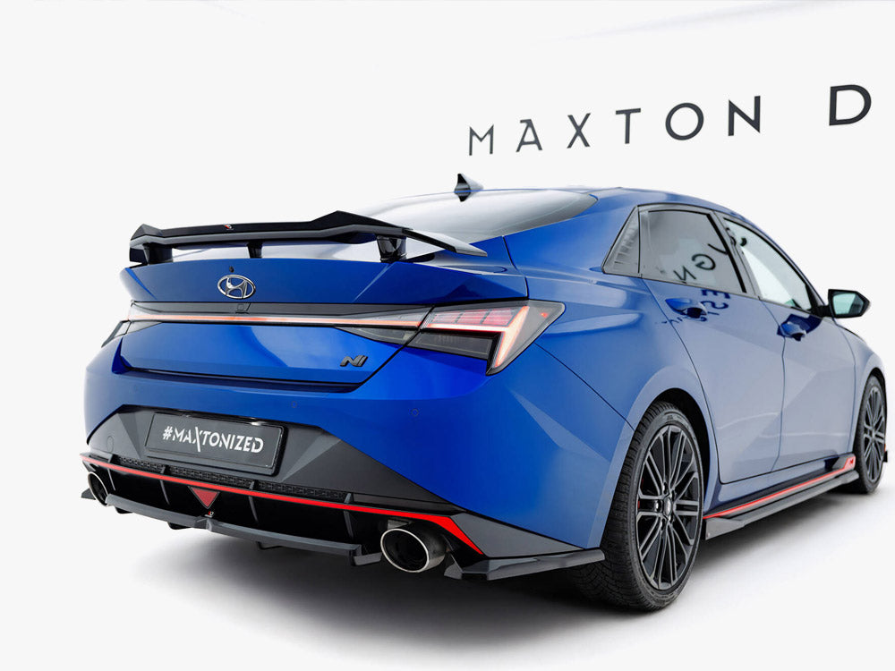 Rear Splitter (Vertical Bars) compatible with Hyundai Elantra N Mk7