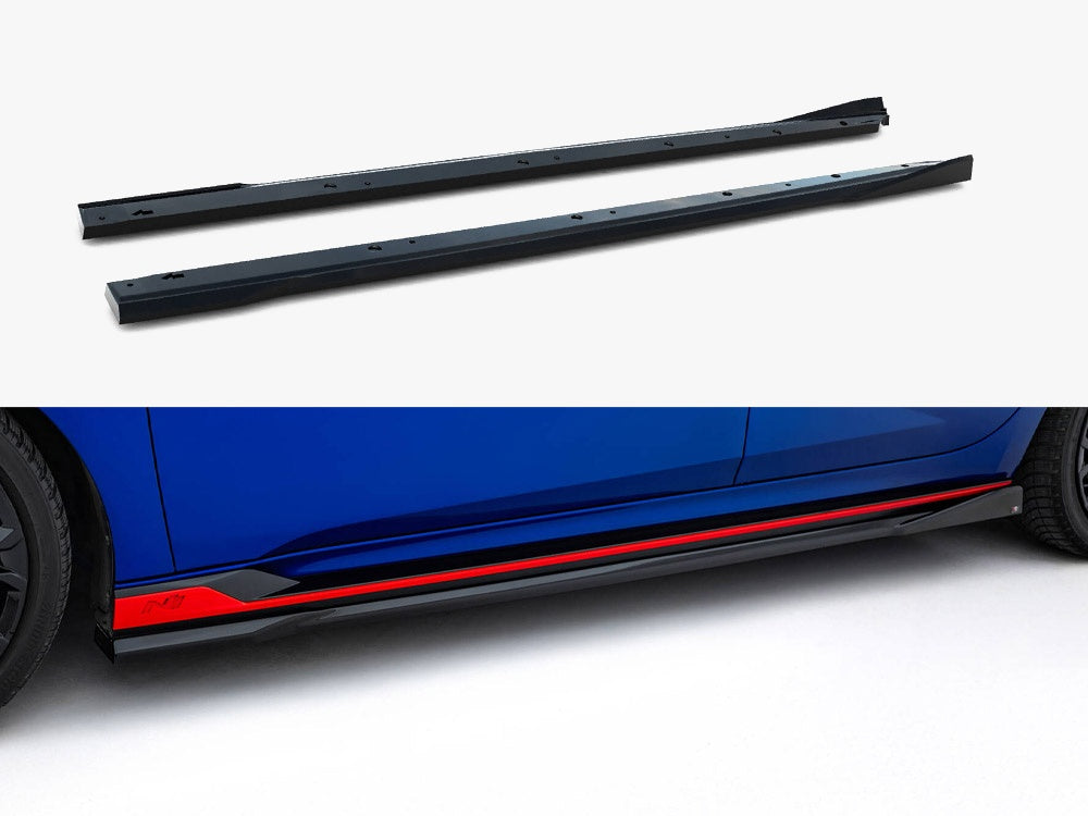 Side Skirts Diffusers compatible with Hyundai Elantra N Mk7