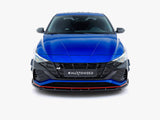 Front Splitter V.2 compatible with Hyundai Elantra N Mk7
