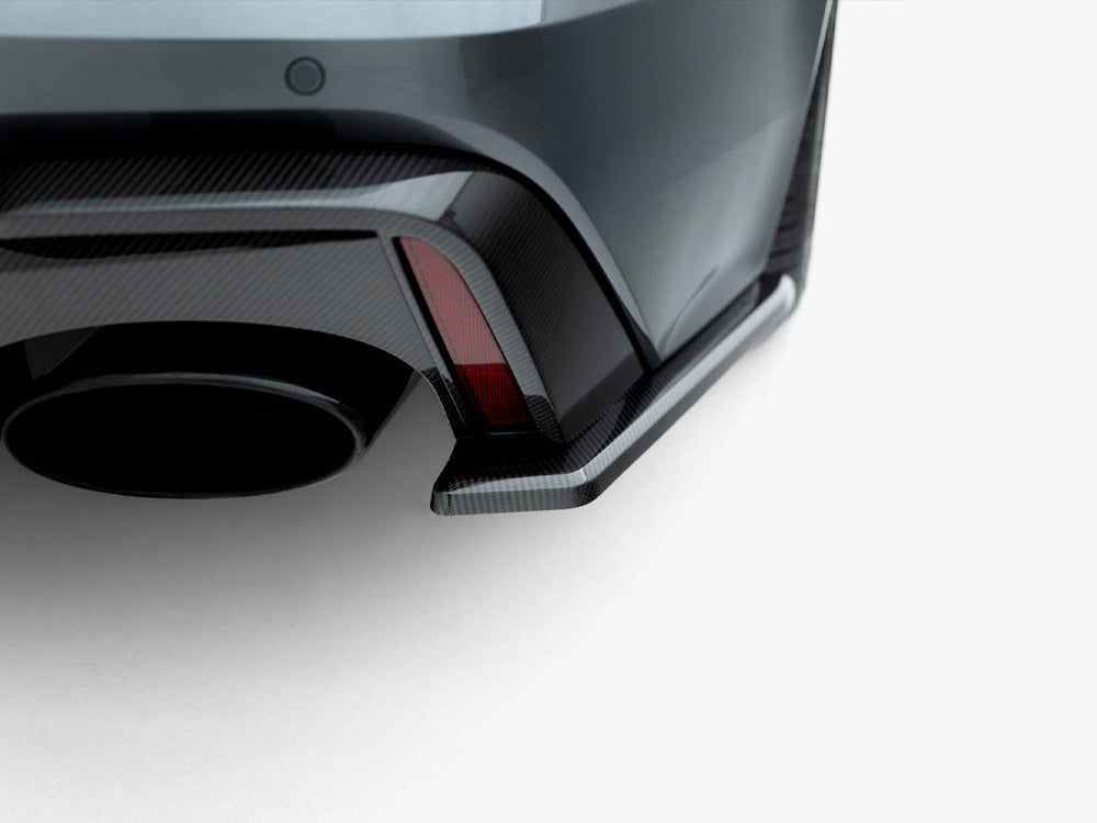 Prepreg Carbon Fiber Rear Side Splitters compatible with Audi RS 6 C8 / C8 Facelift