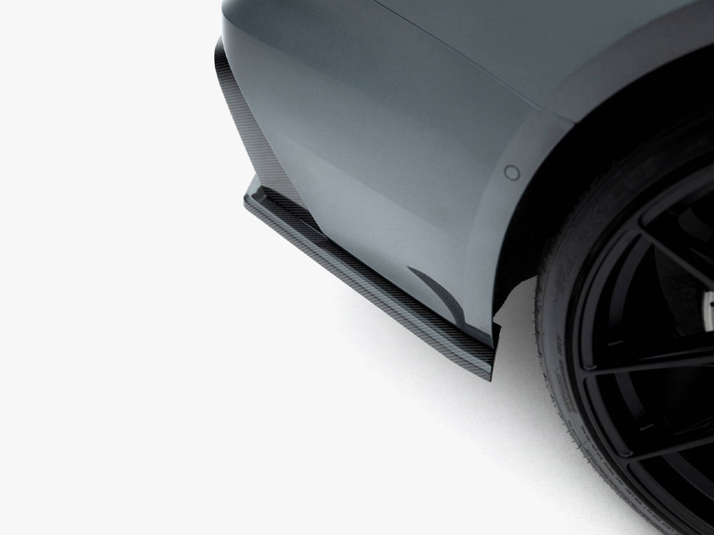 Prepreg Carbon Fiber Rear Side Splitters compatible with Audi RS 6 C8 / C8 Facelift