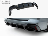 Prepreg Carbon Fiber Rear Diffuser compatible with Audi RS 6 C8 / C8 Facelift (Version Without towbar)