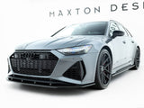 Prepreg Carbon Fiber Front Splitter compatible with Audi RS 6 C8 / C8 Facelift