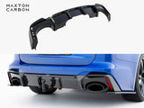 Prepreg Carbon Fiber Rear Diffuser compatible with Audi RS 6 C8 / C8 Facelift (Version with towbar)