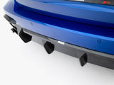 Prepreg Carbon Fiber Rear Diffuser compatible with Audi RS 6 C8 / C8 Facelift (Version with towbar)