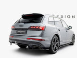 Rear Splitter (Vertical Bars) compatible with Audi Q7 S Line Mk2 Facelift 2