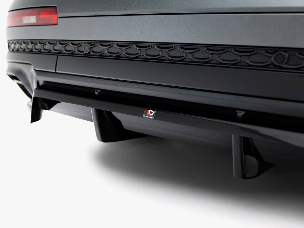 Rear Splitter (Vertical Bars) compatible with Audi Q7 S Line Mk2 Facelift 2