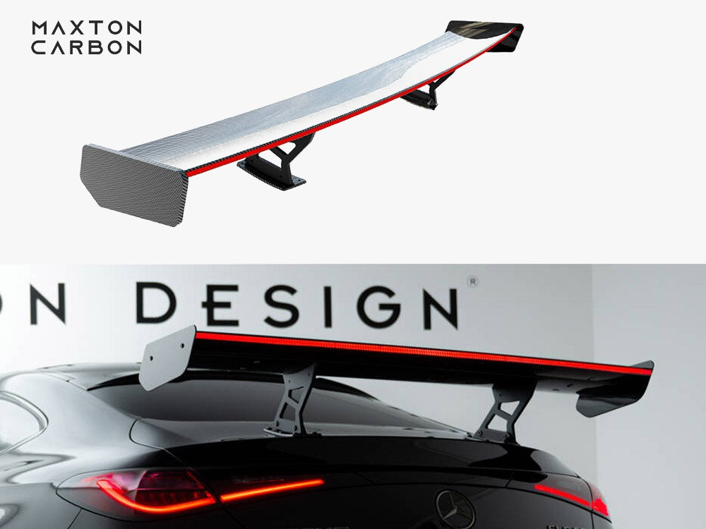 Carbon Spoiler V.2 + LED compatible with Mercedes-AMG CLE 53 C236
