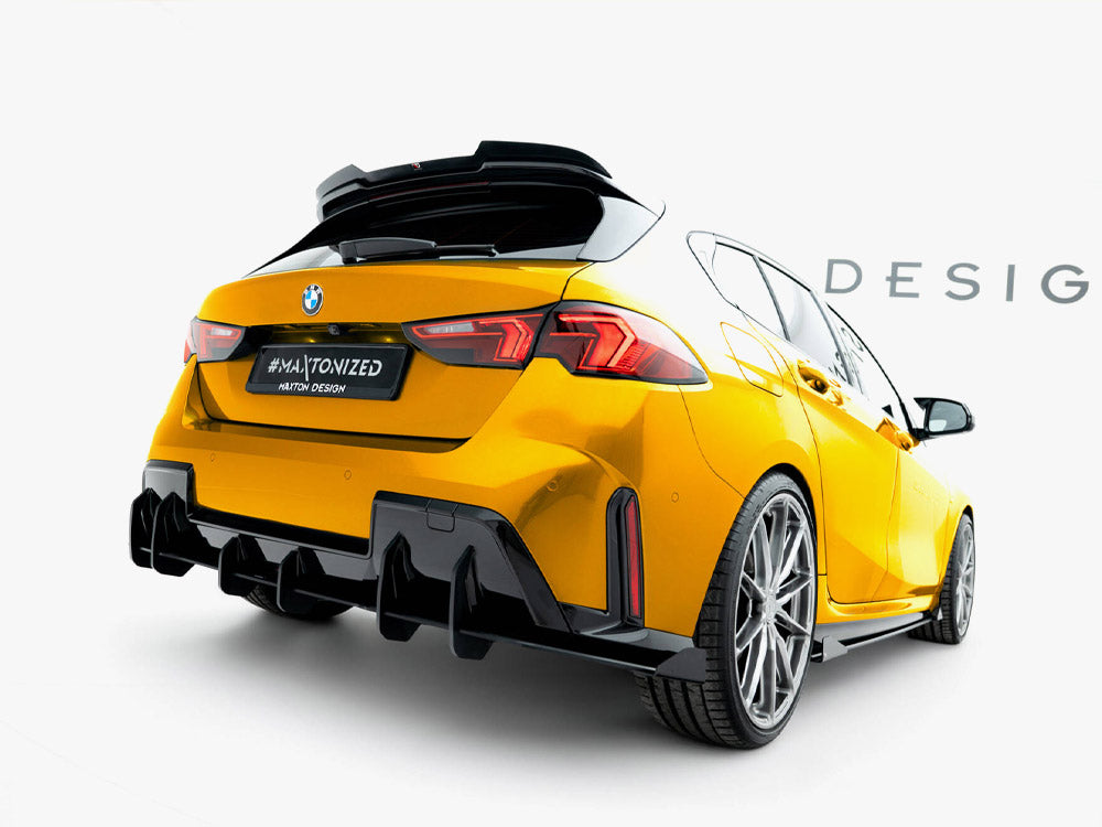 Street PRO Rear Diffuser + Flaps compatible with BMW 1 M-Pack F70