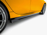 Street PRO Side Skirts Diffusers + Flaps compatible with BMW 1 M-Pack F70
