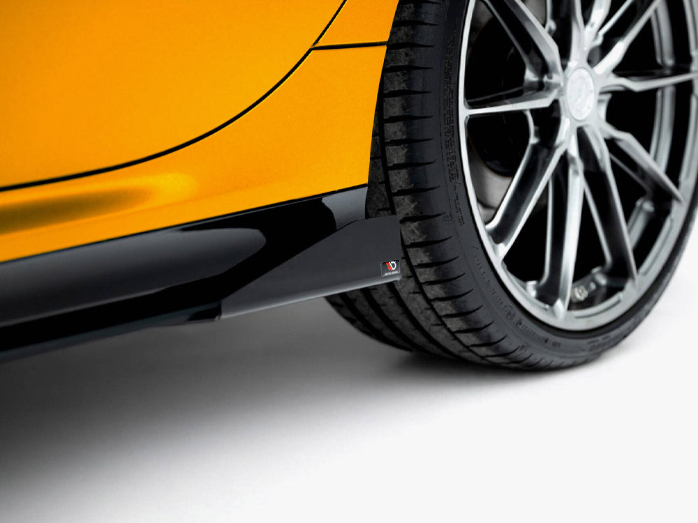 Street PRO Side Skirts Diffusers + Flaps compatible with BMW 1 M-Pack F70