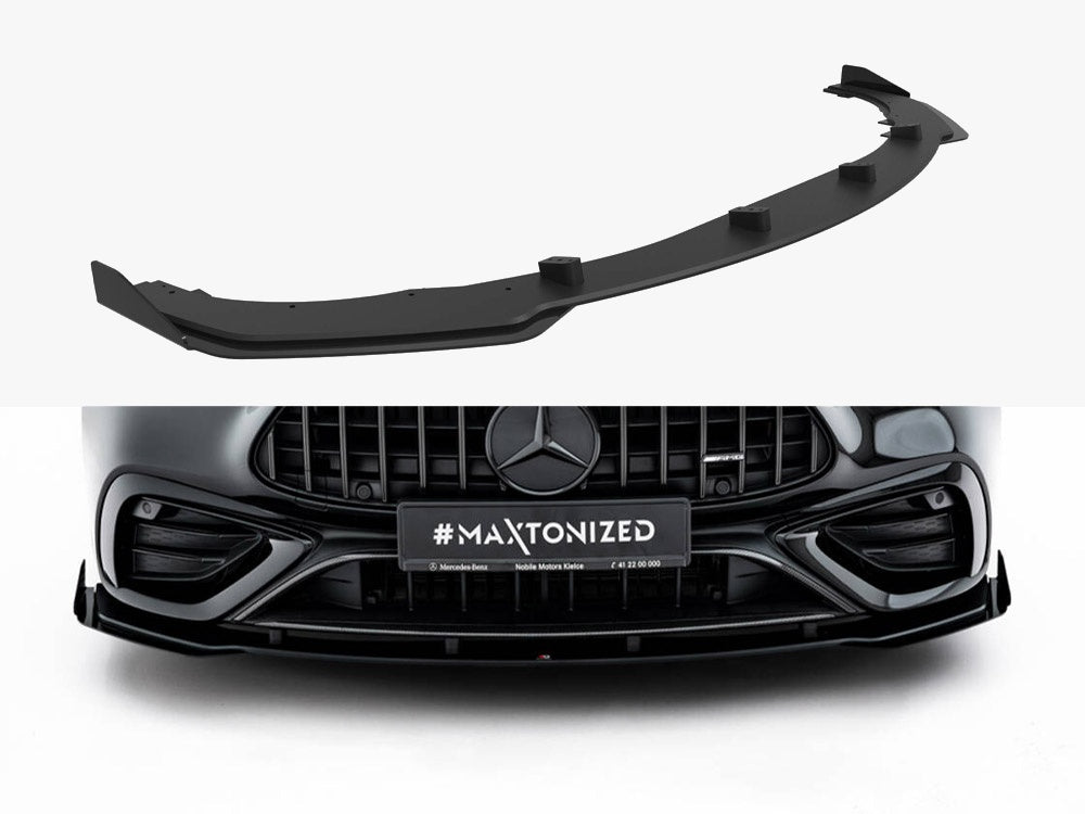 Street PRO Front Splitter + Flaps compatible with Mercedes-AMG CLE 53 C236