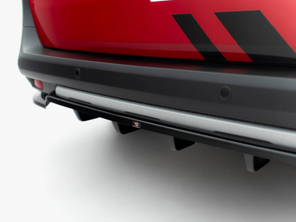 Rear Splitter (Vertical Bars) compatible with Ford Tourneo Courier Mk2