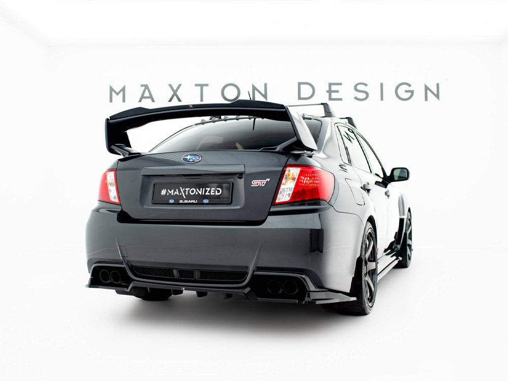 Rear Splitter (Vertical Bars) compatible with Subaru Impreza WRX STI Mk3 Facelift