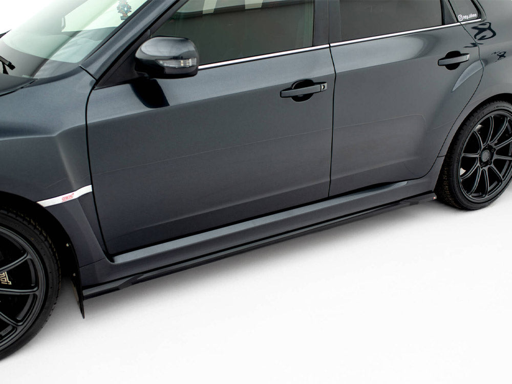 Side Skirts Diffusers V.2 compatible with Subaru Impreza WRX STI Mk3 Facelift