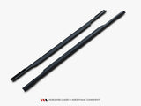 Side Skirts Diffusers V.2 compatible with Subaru Impreza WRX STI Mk3 Facelift