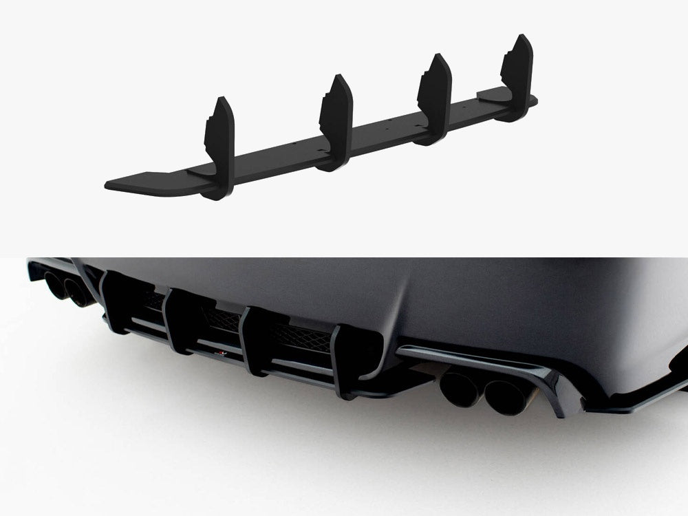 Street PRO Rear Diffuser compatible with Subaru Impreza WRX STI Mk3 Facelift