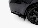 Street PRO Rear Side Splitters + Flaps compatible with Subaru Impreza WRX STI Mk3 Facelift