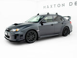 Street PRO Side Skirts Diffusers + Flaps compatible with Subaru Impreza WRX STI Mk3 Facelift