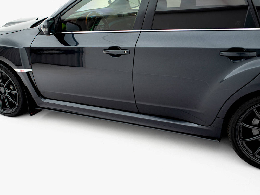 Street Pro Side Skirts Diffusers compatible with Subaru Impreza WRX STI Mk3 Facelift