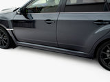 Street Pro Side Skirts Diffusers compatible with Subaru Impreza WRX STI Mk3 Facelift
