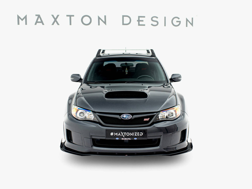 Street PRO Front Splitter + Flaps compatible with Subaru Impreza WRX STI Mk3 Facelift