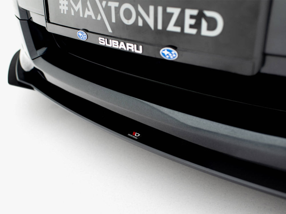 Street PRO Front Splitter + Flaps compatible with Subaru Impreza WRX STI Mk3 Facelift