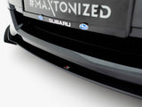 Street PRO Front Splitter + Flaps compatible with Subaru Impreza WRX STI Mk3 Facelift