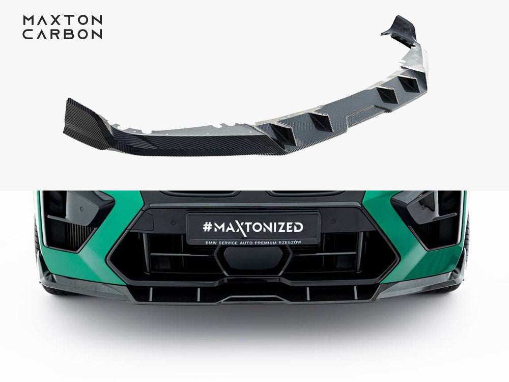Prepreg Carbon Fiber Front Splitter compatible with BMW X5 M F95 Facelift